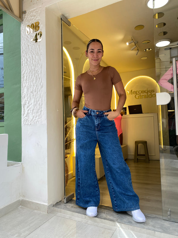 Body manga corta Chocolate